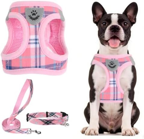 PUPTECK Dog Harness, Collar and Leash Set No Pull