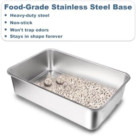 Stainless Steel Cat Litter Box