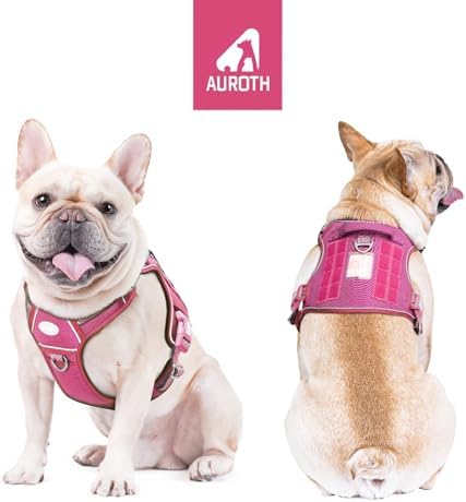 AUROTH Dog Harness for Small Medium Dogs, Tactical No Pull Dog Vest