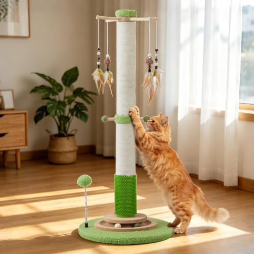 38" Tall Sisal Cat Scratching Post