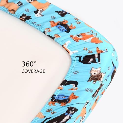 Dog Bed Covers Replacement Washable Elastic Edged 52" x 28" x 6"