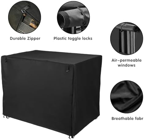 38 inch Heavy Duty Dog Crate Covers Durable 600D Polyester