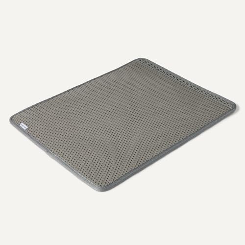 Amazon Basics Double-Layer Cat Litter Mat, Honeycomb Design