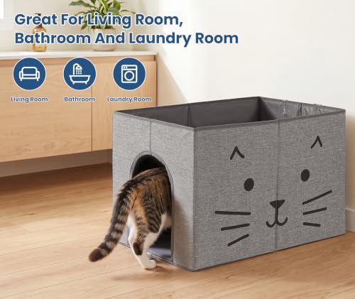 Dog Proof Cat Litter Box Enclosure
