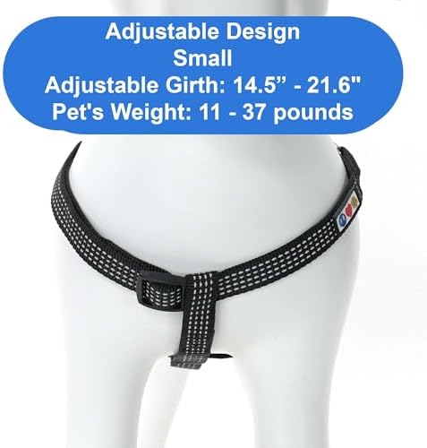Pawtitas Reflective Step-in Dog Harness – Adjustable No-Pull Vest