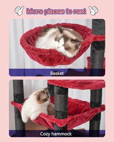 Gitelsnour Cat Tree, Big Condo Hammock GCT030BR