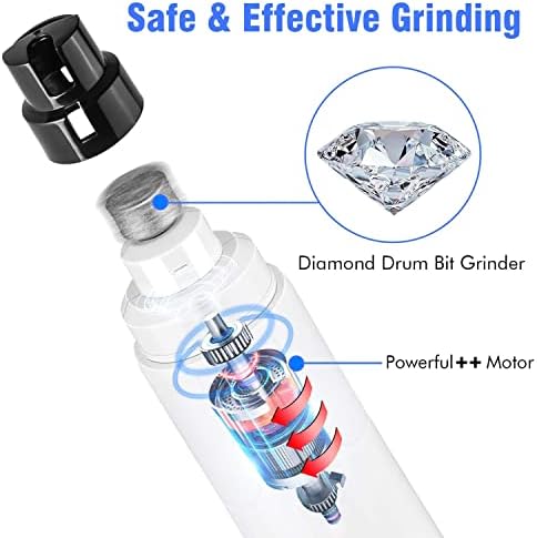 Casfuy Dog Nail Grinder with LED Light