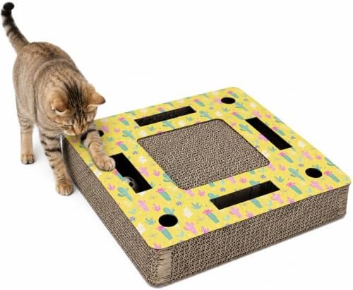 A&E Cage Co Square Cardboard Cat Scratcher