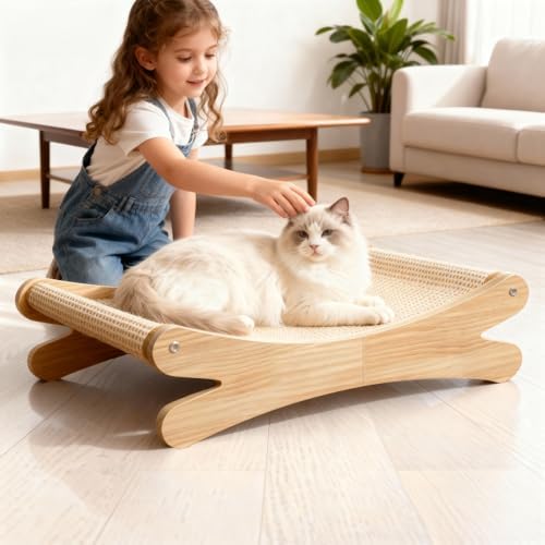 Natural Sisal Cat Scratcher Bed