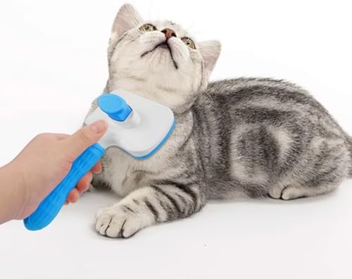 Dog & Cat Brush, Self Cleaning Slicker Brush