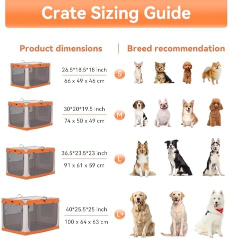 36" Collapsible Dog Crate for Large Dogs