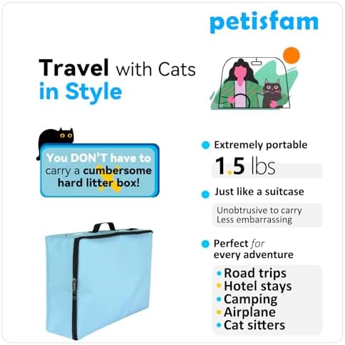 Portable Cat Travel Litter Box