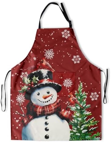 Sweetshow Cute Dog Apron with 2 Pockets and Adjustable Neck Waterproof Kitchen