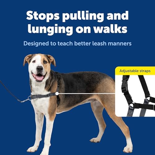 PetSafe Easy Walk Harness, No Pull Dog Harness, Charcoal Gray, Extra Large