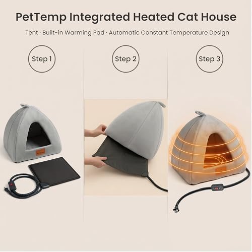 Cooling Pet Bed with Water-Fill Cooling Pad, Thick Breathable Pet Cooling Mat