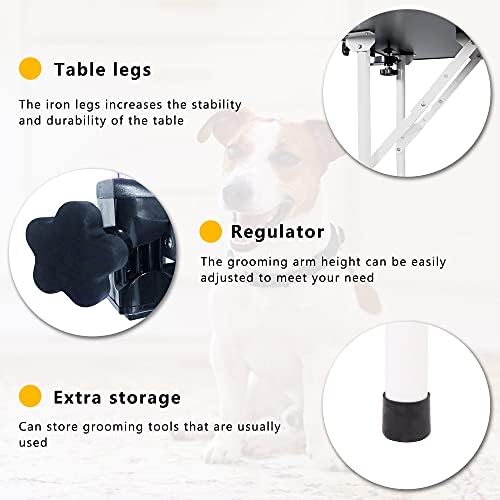 LEIBOU Pet Dog Grooming Table Foldable Grooming Table pet Examination Table