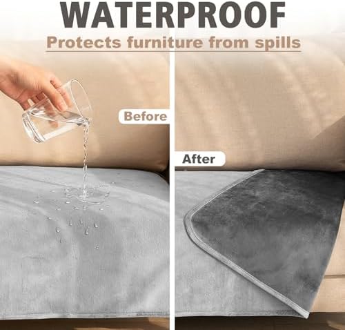 Ameritex Pet Bed Blanket Reversible 100% Waterproof Velvet Super Soft