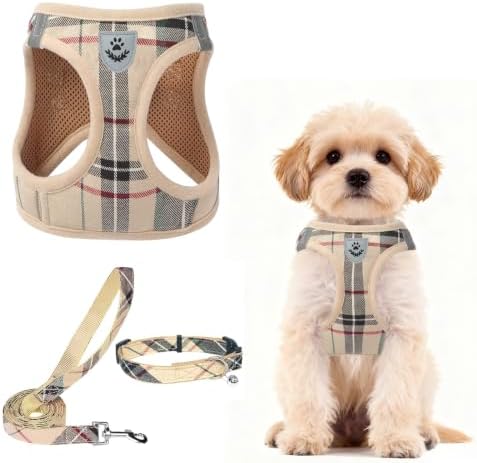PUPTECK Dog Harness, Collar and Leash Set No Pull