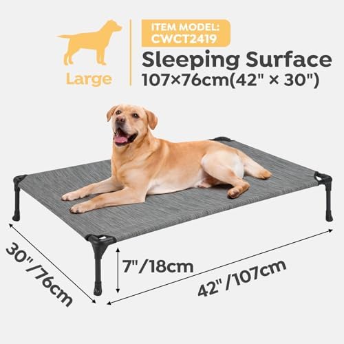 Veehoo 2 Pack Outdoor Elevated Dog Bed