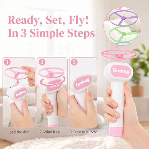 Cat Toy Disc Launcher, Rechargeable Interactive Cat Fetch Toy