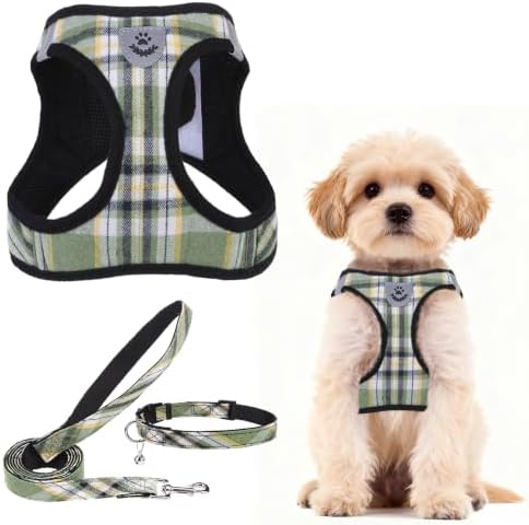 PUPTECK Dog Harness, Collar and Leash Set No Pull