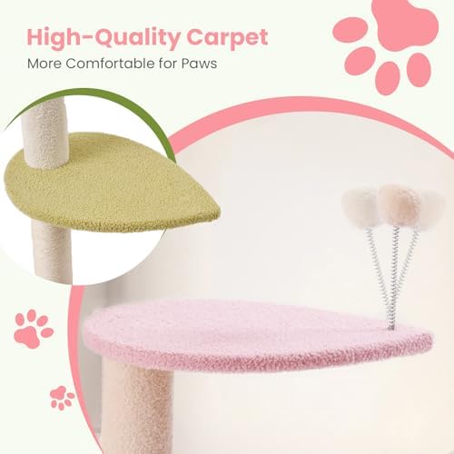 Max & Marlow 95-108" Floor to Ceiling Adjustable Cat Tree