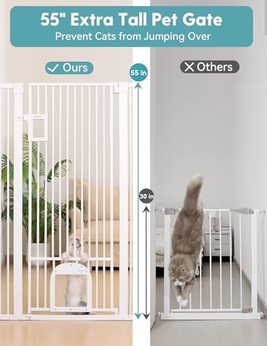 No Pawblems 55" Extra Tall Pet Gate