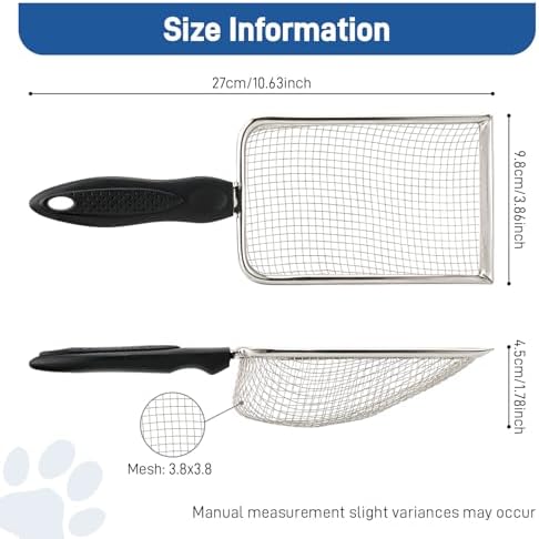 Stainless Steel Metal Cat Litter Scoop