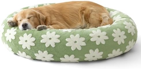 LE SURE Shown on TV Jacquard Donut Dog Beds Extra Large