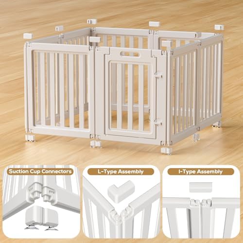 Dog Playpen Indoor, Puppy Playpen, 8 Panels