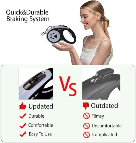5M/16FT Retractable Dog Leash for Small Medium Dog