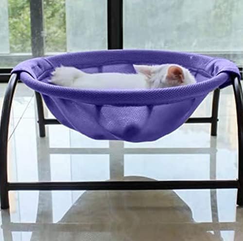 JUNSPOW Cat Bed Sleeping Cat Hammock, 16.9in x 16.9in x 9.5in