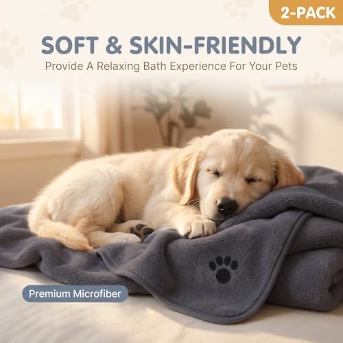 Microfiber Dog Towel-Super Absorbent, Lightweight & Portable