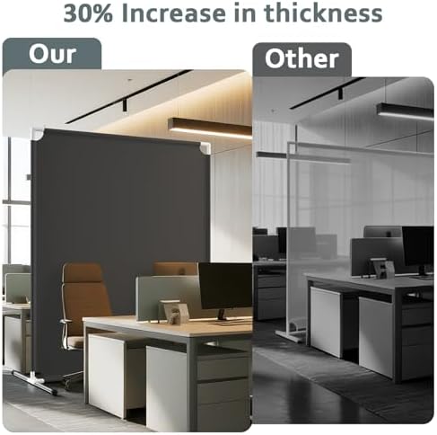 Room Divider for Privacy Protection，Black