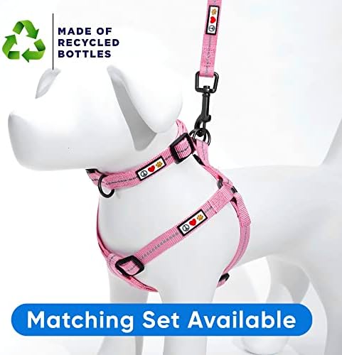 Pawtitas Recycled Reflective Step-in Dog Harness – Adjustable No-Pull Vest