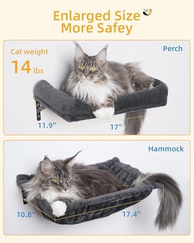 Aechonow Heavy Duty Cat Wall Shelves