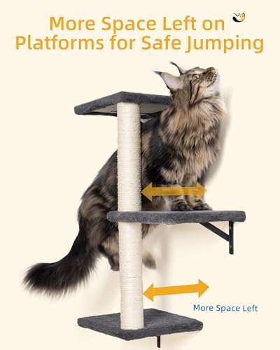 Aechonow Heavy Duty Cat Wall Shelves