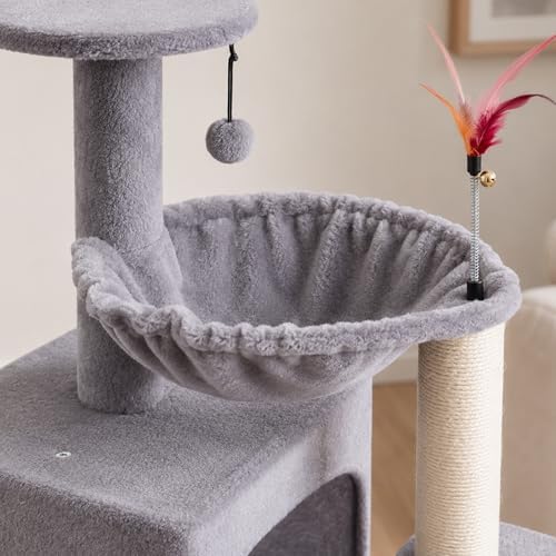 HUITREE 45in Cat Tree Tower