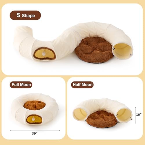 ZOMISIA Large Cat Tunnel Bed