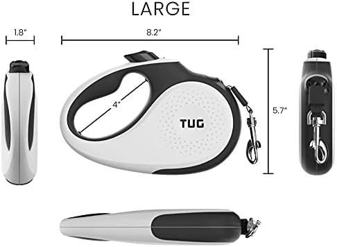 TUG Original Retractable Dog Leash, 16 ft
