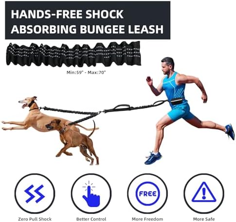 Uppetly Hands Free Double Dog Leash