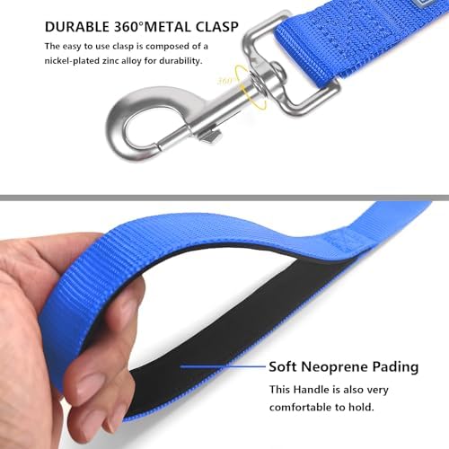 6 FT Reflective Dog Leash for Medium Dogs