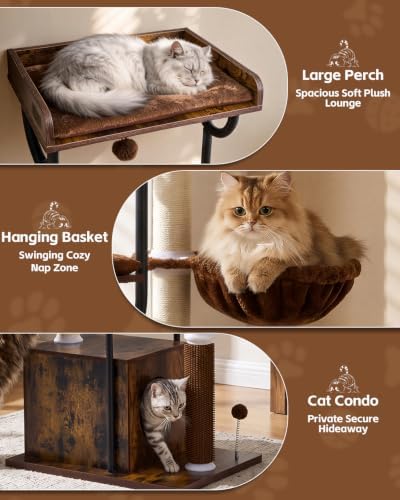 FourFurPets 74" Cat Tree, Cat Tower
