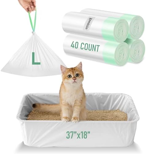 ZOMISIA Cat Litter Box Liners Large