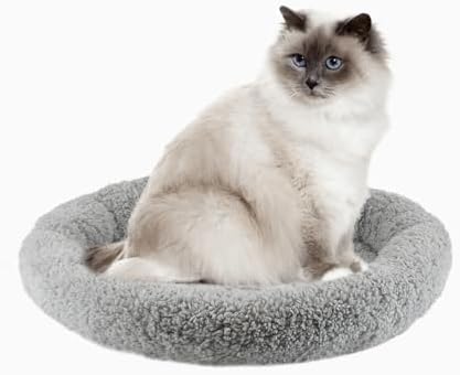 Round Cat Bed Washable Cat Donut Bed