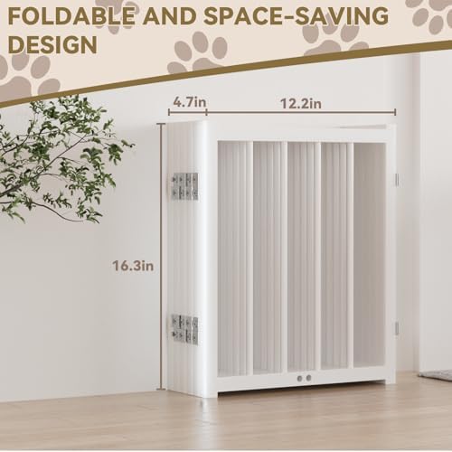 Snuowu 16" Freestanding Short Dog Gate