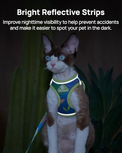 PetThem Upgraded Cat Harness and Leash Set