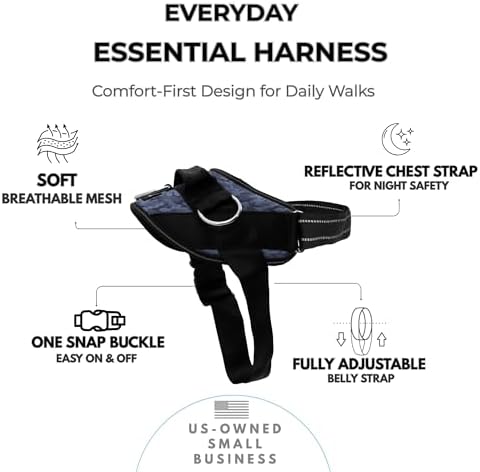 ShawnCo Essential Dog Harness, No-Pull Pet Vest