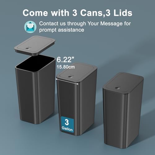 N. NETDOT 3 Pack Small Trash Can