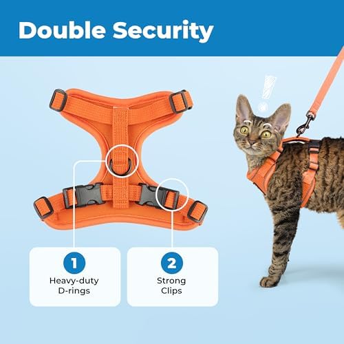 Voyager Escape-Proof Step-in Cat Harness & Leash